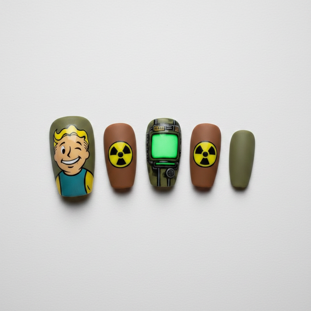 Fallout Inspired Nail Set - Simple